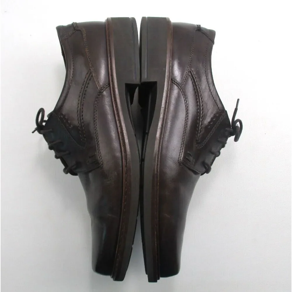 ECCO‎ Men's Brown Oxfords Round Toe Dress Shoes 33154  Size 13.5 W US 47 EU